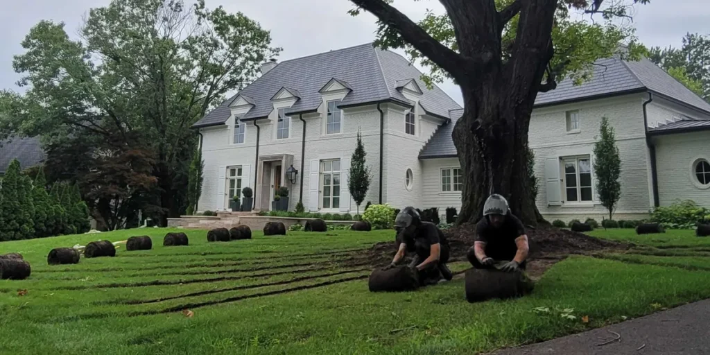 Arborist Solutions crew providing tree care services in Columbus Ohio